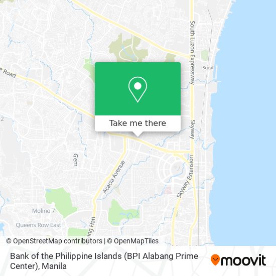 Bank of the Philippine Islands (BPI Alabang Prime Center) map