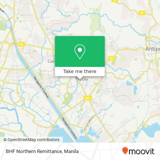 BHF Northern Remittance map