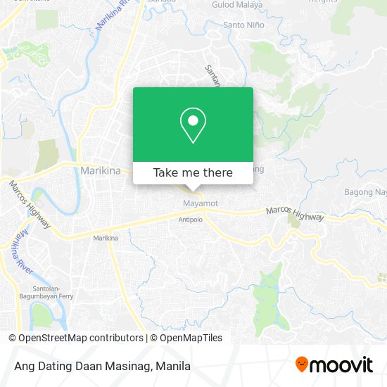 Ang Dating Daan Masinag map