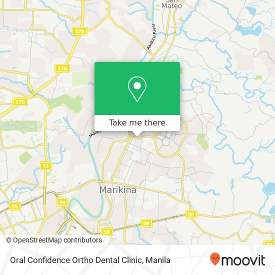 Oral Confidence Ortho Dental Clinic map