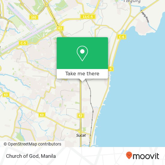 Church of God map