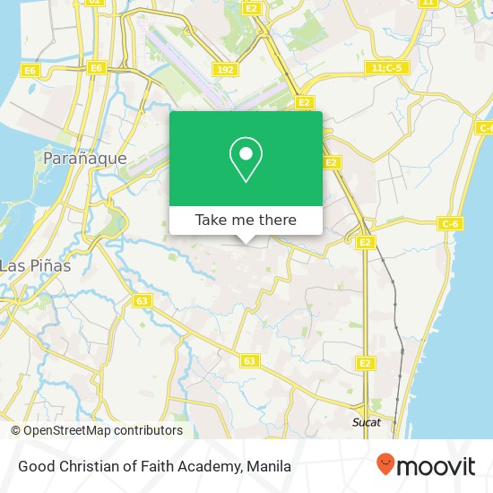 Good Christian of Faith Academy map