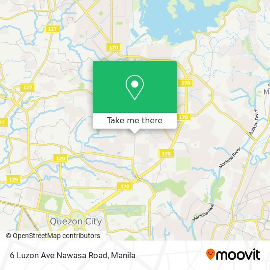 6 Luzon Ave Nawasa Road map