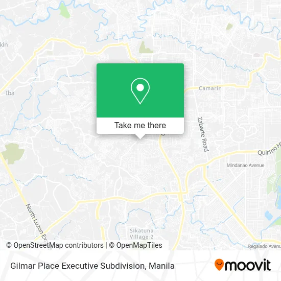Gilmar Place Executive Subdivision map