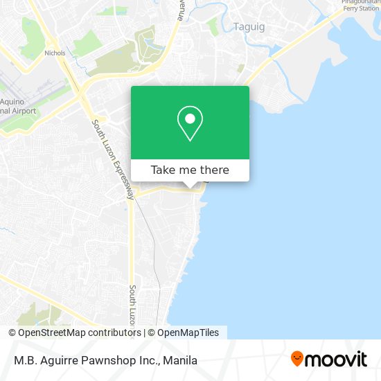 M.B. Aguirre Pawnshop Inc. map