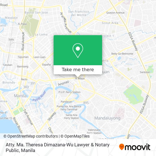 Atty. Ma. Theresa Dimazana-Wu Lawyer & Notary Public map