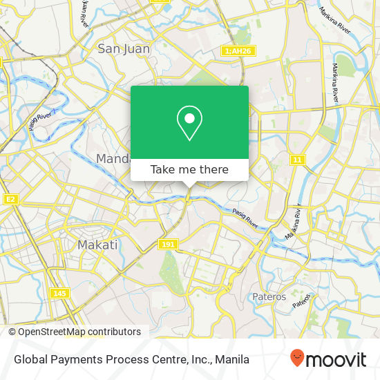 Global Payments Process Centre, Inc. map