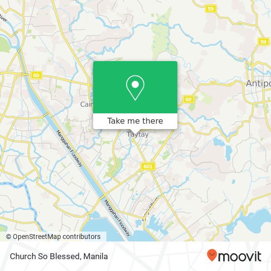 Church So Blessed map