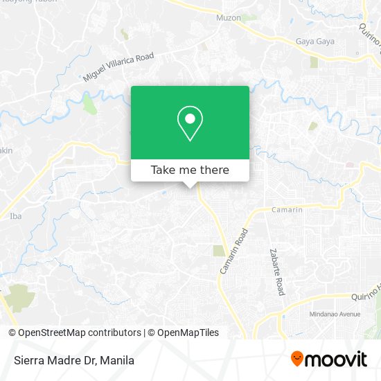 Sierra Madre Dr map