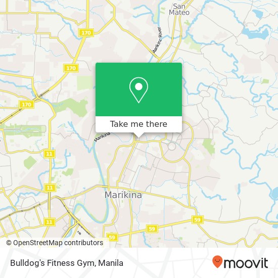Bulldog's Fitness Gym map