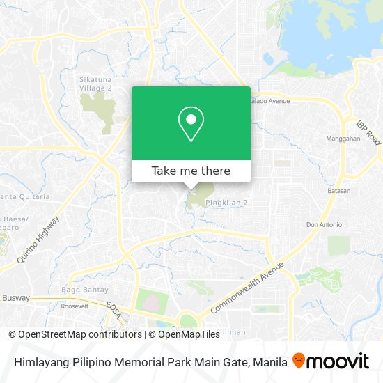 Himlayang Pilipino Memorial Park Main Gate map