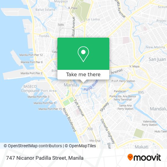 747 Nicanor Padilla Street map