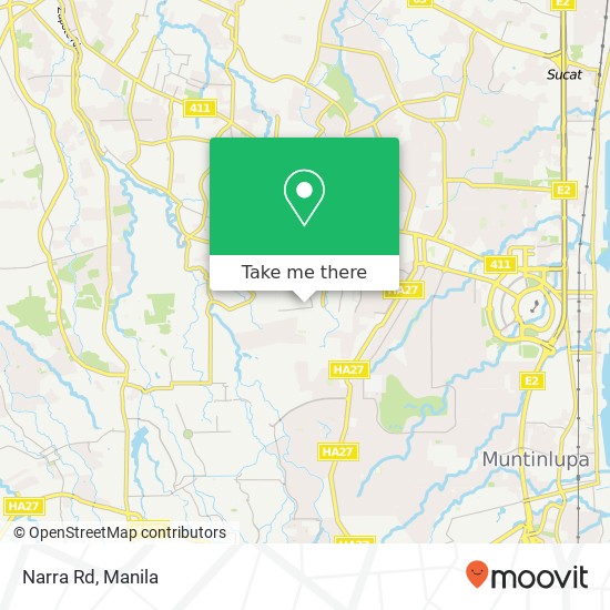 Narra Rd map