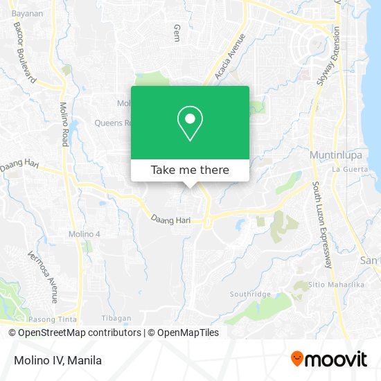 Molino IV map
