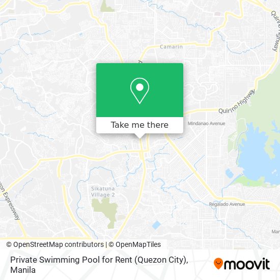 Private Swimming Pool for Rent (Quezon City) map