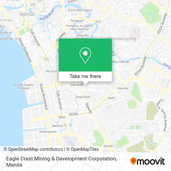 Eagle Crest Mining & Development Corporation map