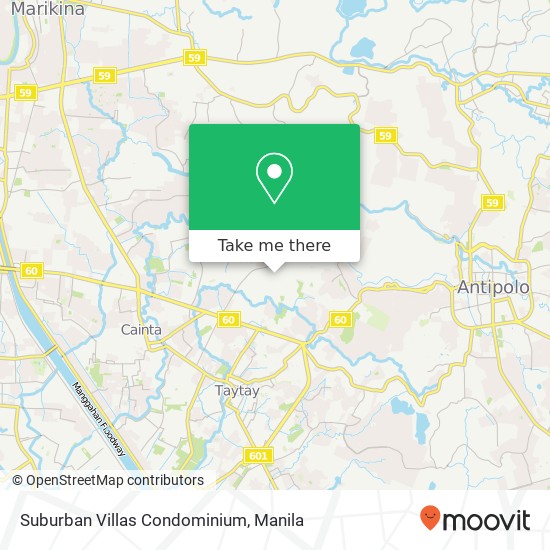 Suburban Villas Condominium map