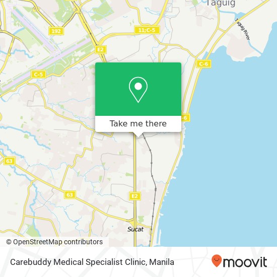 Carebuddy Medical Specialist Clinic map