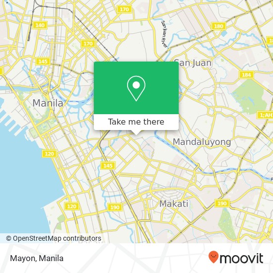 Mayon map