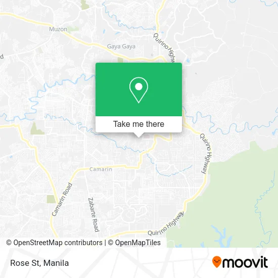 Rose St map