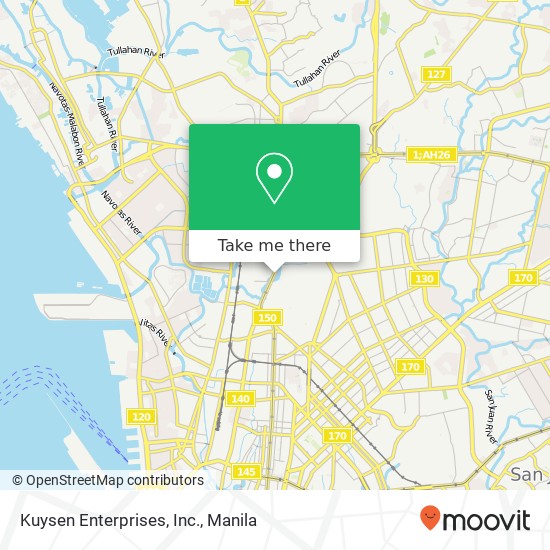 Kuysen Enterprises, Inc. map