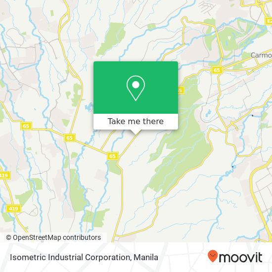 Isometric Industrial Corporation map