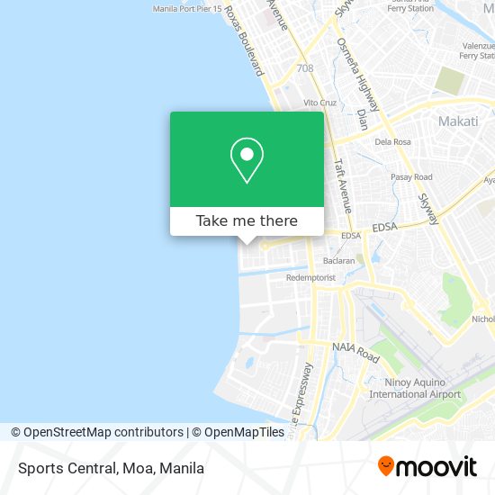 Sports Central, Moa map