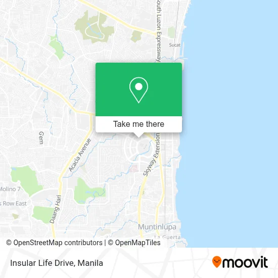 Insular Life Drive map