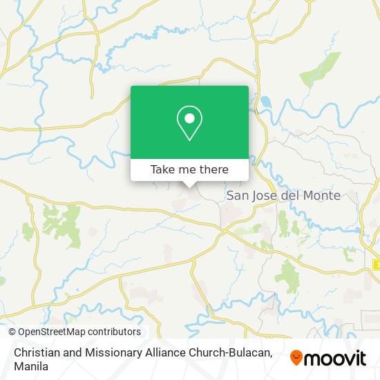 Christian and Missionary Alliance Church-Bulacan map