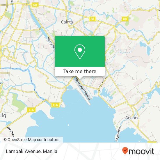 Lambak Avenue map