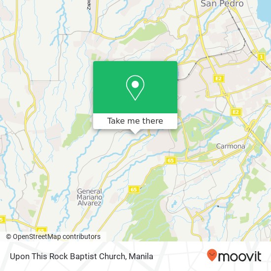 Upon This Rock Baptist Church map