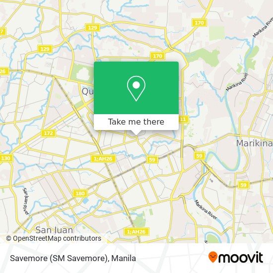 Savemore (SM Savemore) map