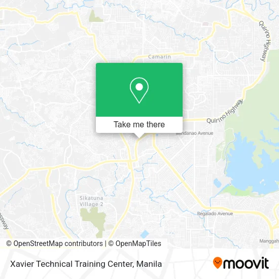 Xavier Technical Training Center map