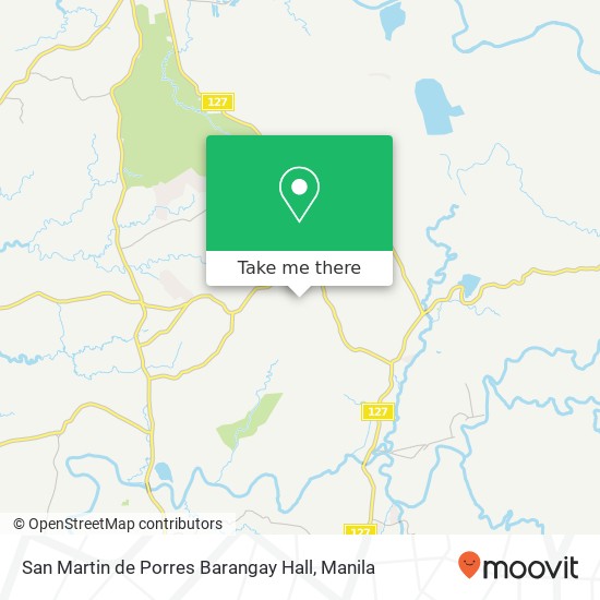 San Martin de Porres Barangay Hall map