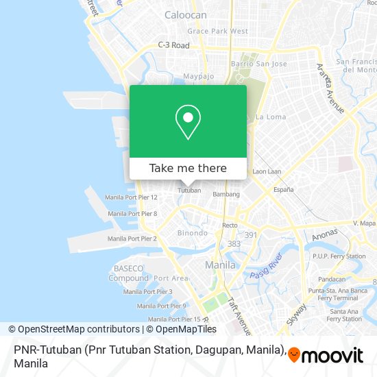 PNR-Tutuban (Pnr Tutuban Station, Dagupan, Manila) map