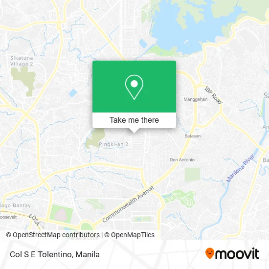 Col S E Tolentino map