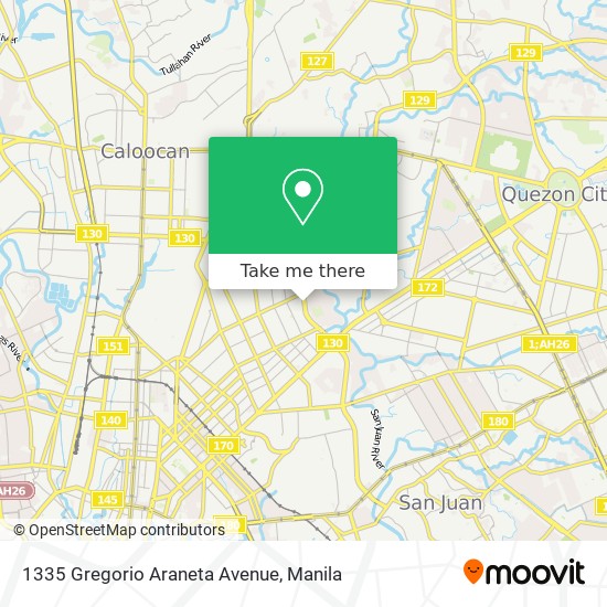 1335 Gregorio Araneta Avenue map
