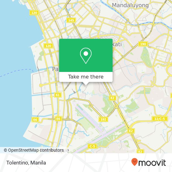 Tolentino map