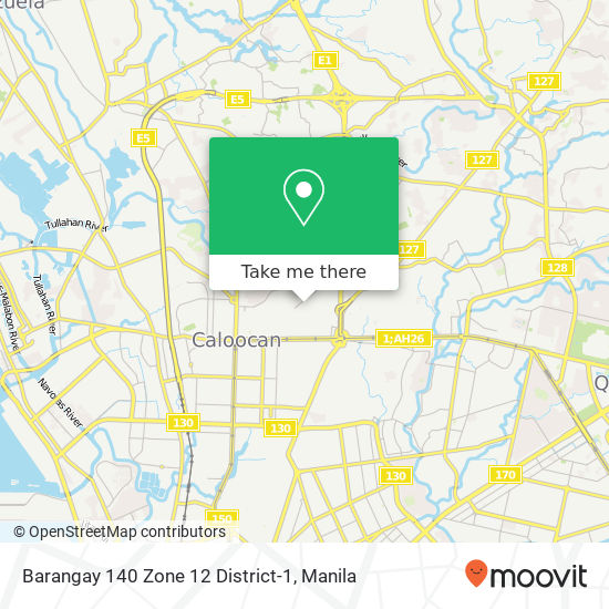 Barangay 140 Zone 12 District-1 map