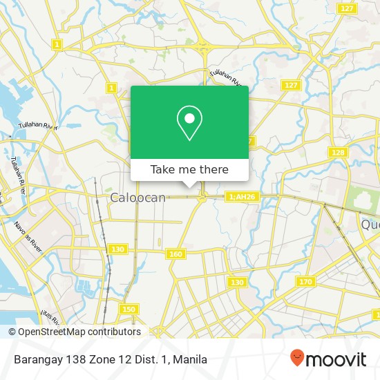 Barangay 138 Zone 12 Dist. 1 map