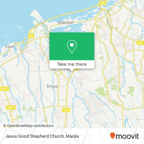 Jesus Good Shepherd Church map