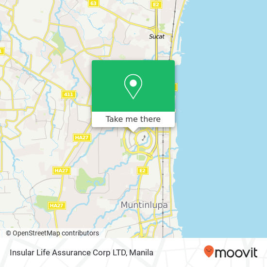 Insular Life Assurance Corp LTD map