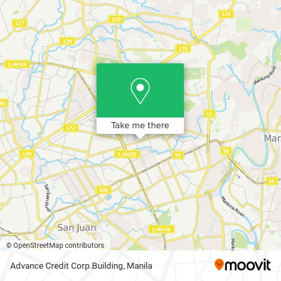 Advance Credit Corp.Building map