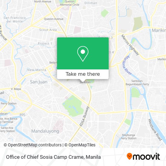 Office of Chief Sosia Camp Crame map