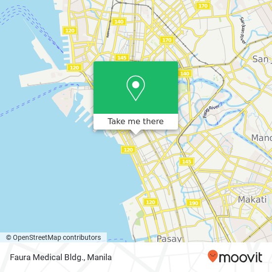 Faura Medical Bldg. map