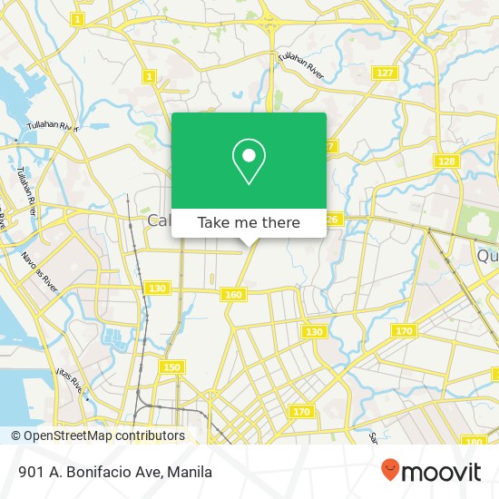 901 A. Bonifacio Ave map