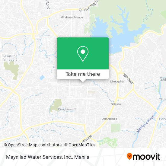 Maynilad Water Services, Inc. map