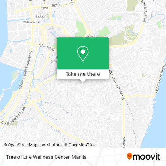 Tree of Life Wellness Center map
