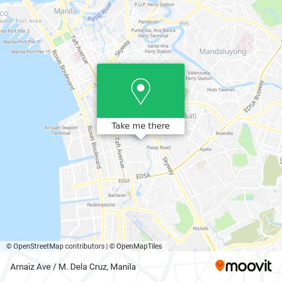 Arnaiz Ave / M. Dela Cruz map