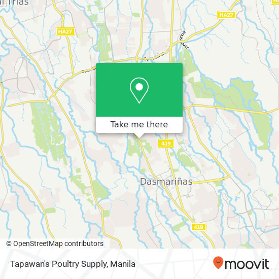 Tapawan's Poultry Supply map